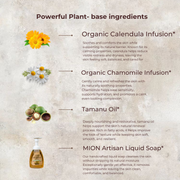 MION Artisan Soap Co. Face Wash | with Rose Hip and Tamanu Oils