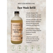 MION Artisan Soap Co. Face Wash Refill | with Rose Hip and Tamanu Oils