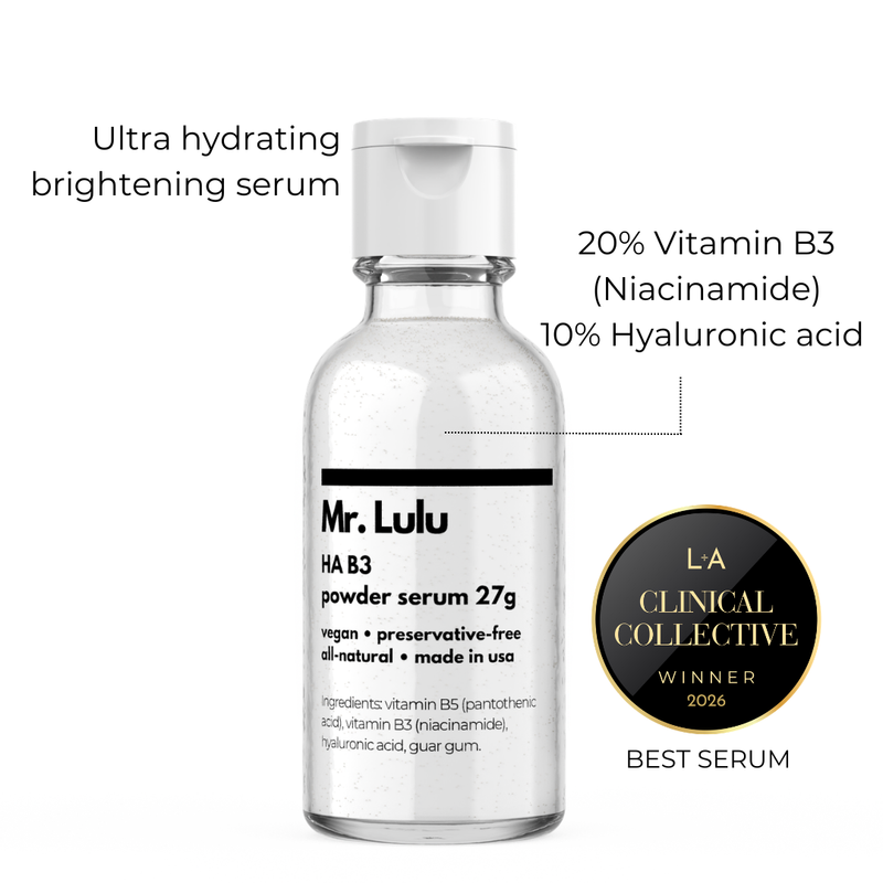 Mr. Lulu Skincare HA B3 Powder Serum White Smoke