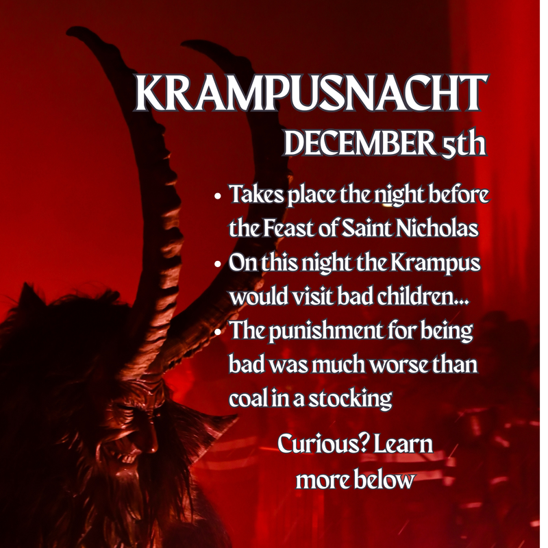 Brigid Trading Company Krampusnacht Soy Wax Candle - Merlot Wine, Autumn Spices, Citrus, Figs, and Bonfire Smoke Premium Scented Candle