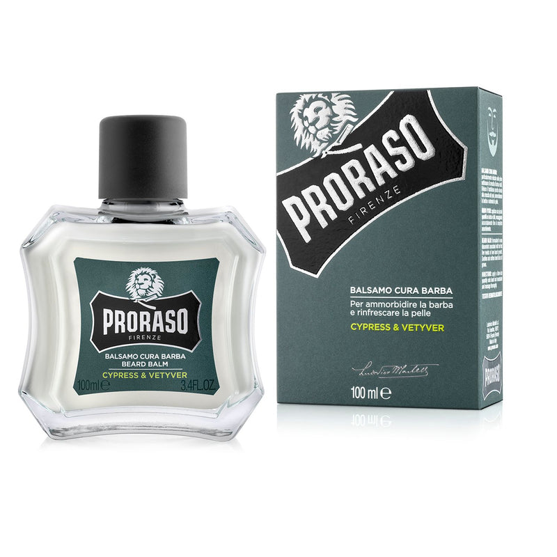 Proraso Proraso Single Blade Cypress & Vetyver Beard Balm 3.4 Oz Beard Balm White Smoke