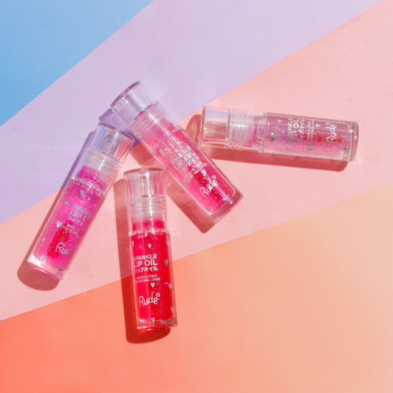 Rude Cosmetics Manga Collection Sparkle Lip Oil Lip Balms & Treatments