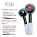 ZAQ Skin & Body - Icy Steel Cryo Ice Globes - 360 Rotating