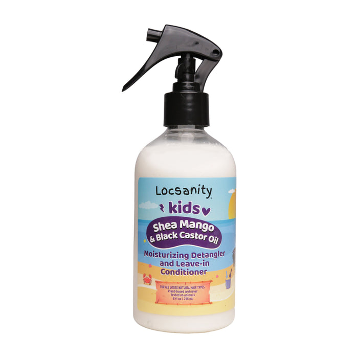 Locsanity Kids Shea Mango & Black Castor Oil Moisturizing Detangler and Leave-in Conditioner