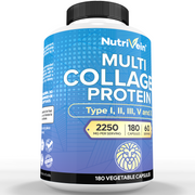 Nutrivein Multi Collagen Protein Capsules - 180 Capsules DV-BCOM-KBOG