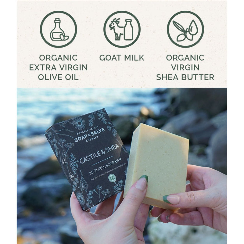Chagrin Valley Soap & Salve Natural Soap: Castile & Shea Soap