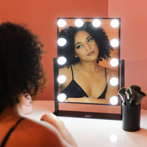 Lurella Cosmetics - 12 Bulb Vanity Mirror - Black