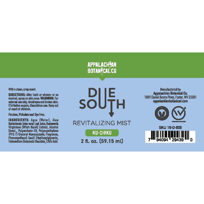 Appalachian Botanical Co. Due South Revitalizing Mist