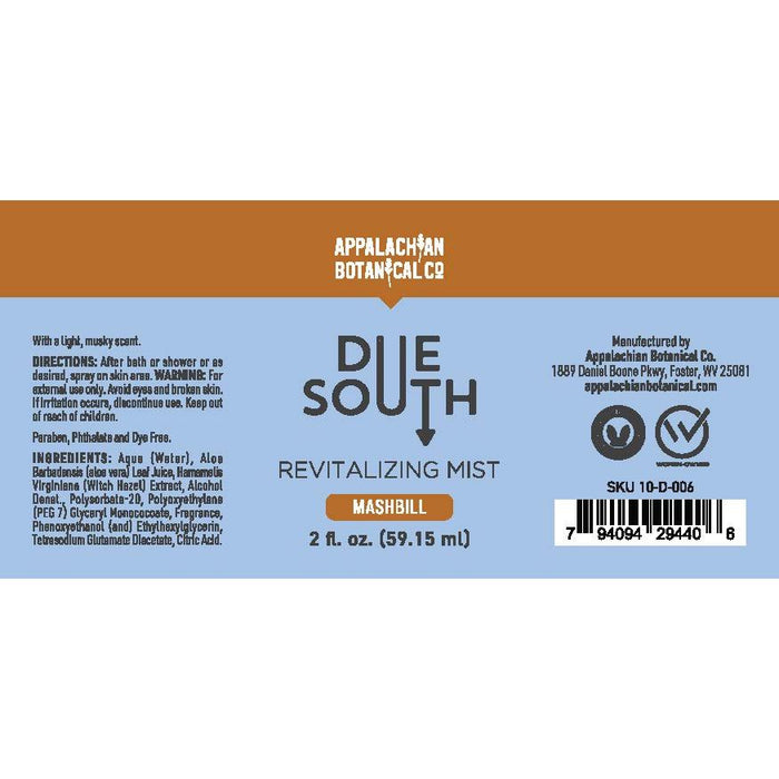 Appalachian Botanical Co. Due South Revitalizing Mist