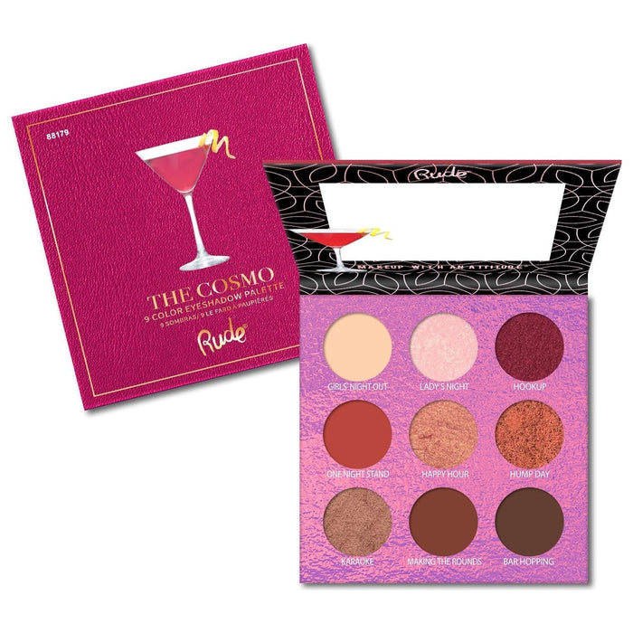 Rude Cosmetics - Rude Cosmetics - Cocktail Party 9 Eyeshadow Palette - The Cosmo