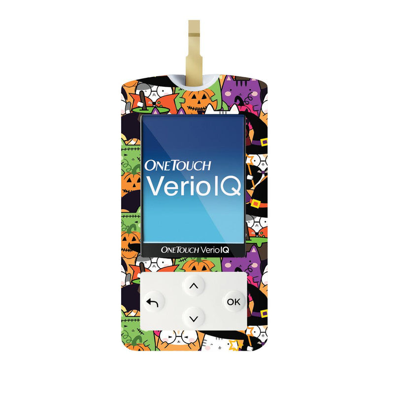 Peelz Costume Cats for OneTouch Verio IQ Glucometer Peelz/Stickers