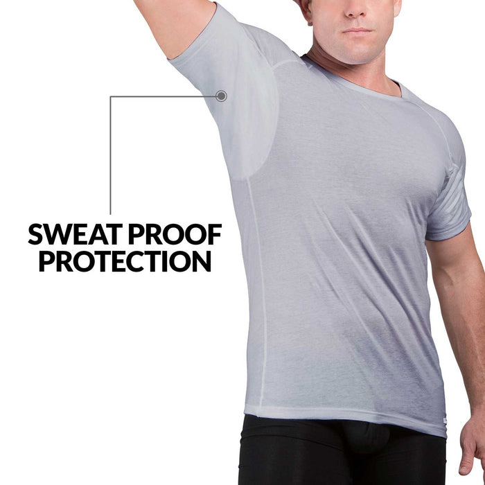 Crew Neck Cotton Sweat Proof Undershirt For Men by Ejis