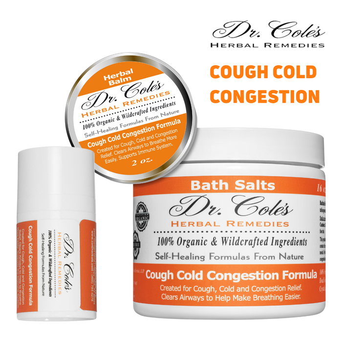 Dr. Cole's Cough Cold & Congestion Trio Bundle