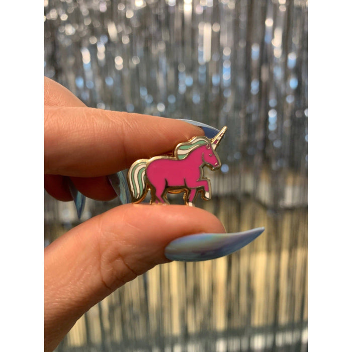 The Bullish Store - Couldn'T Find You A Real Unicorn Enamel Pin On Gift Card