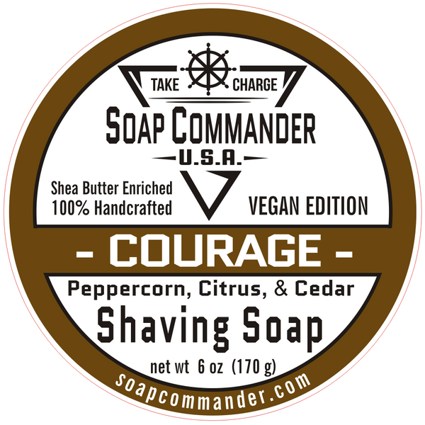 Soap Commander Courage Shaving Soap 6 Oz
