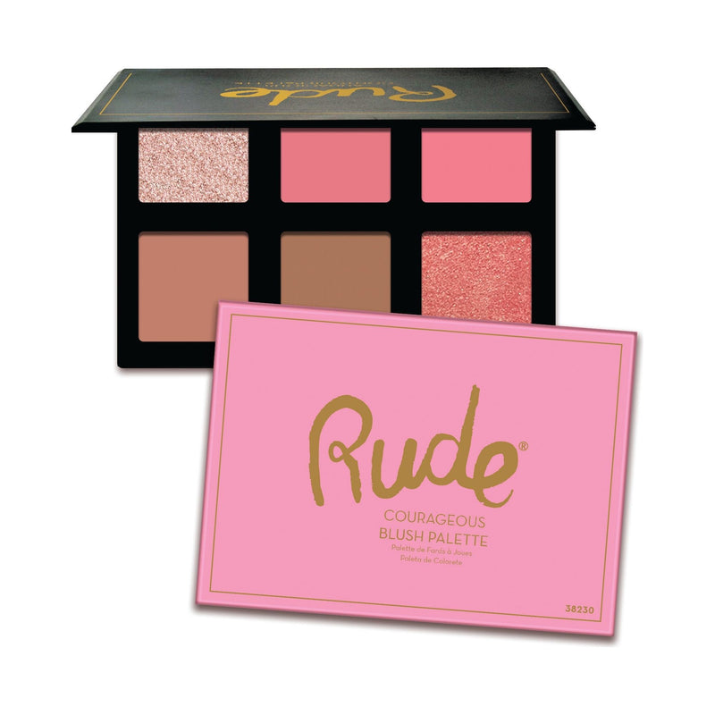 Rude Cosmetics Courageous Blush Palette Face Palettes