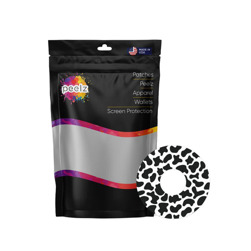 Peelz Cow Print Patch Tape Designed for the FreeStyle Libre 3 Plus & Lingo Patch Medical Tape