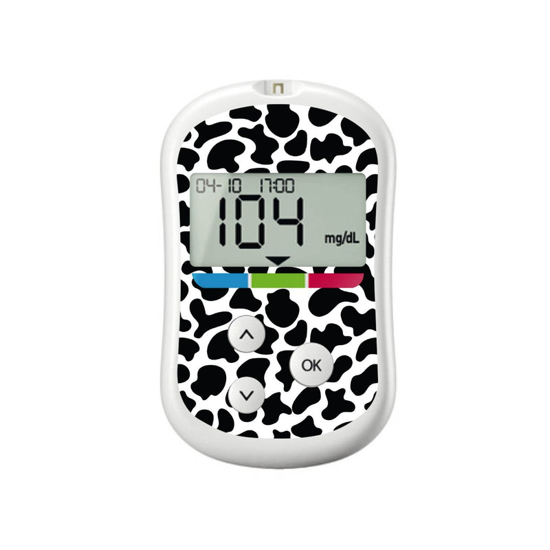 Peelz Cow Print for OneTouch Verio Flex Glucometer Peelz/Stickers