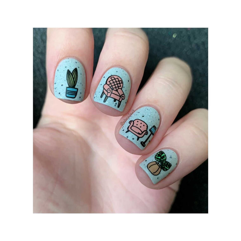 UberChic Beauty Cozy At Home Stamping Plate