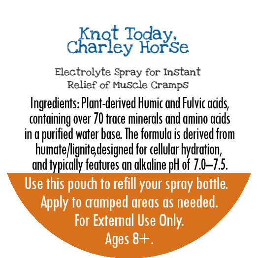 By Robin Creations New! Knot Today, Charley Horse - Electrolyte Spray for Instant Relief of Muscle Cramps Skin Care