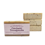 Fern Valley Soap Natural Goat Milk Soap | Exfoliating Scrub | Cranberry Pomegranate Goat Milk Soap