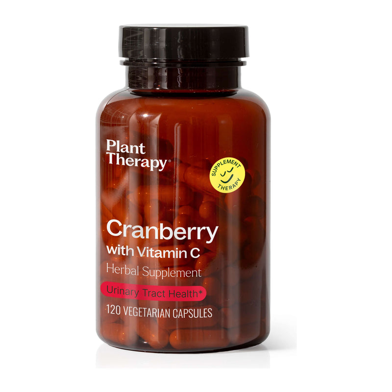 Plant Therapy Cranberry with Vitamin C Herbal Supplement - 120 Capsules Supplement
