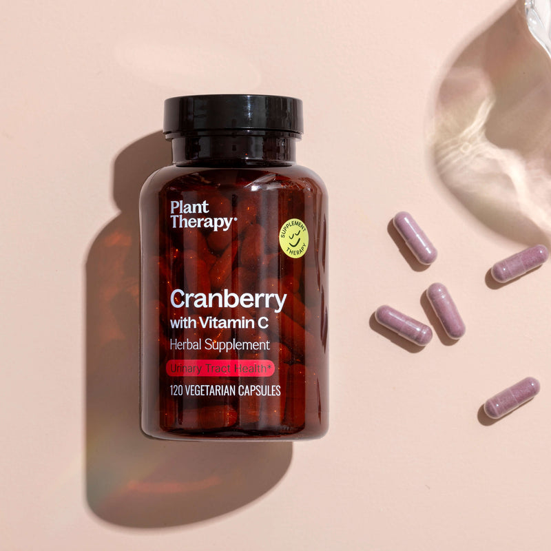 Plant Therapy Cranberry with Vitamin C Herbal Supplement - 120 Capsules Supplement