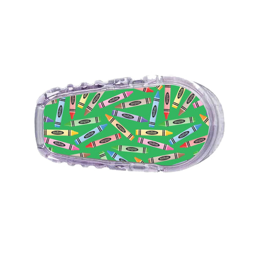 Peelz Crayons Sticker Designed for the DEXCOM Transmitter Peelz/Stickers