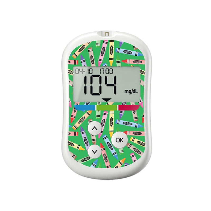 Peelz Crayons for OneTouch Verio Flex Glucometer Peelz/Stickers
