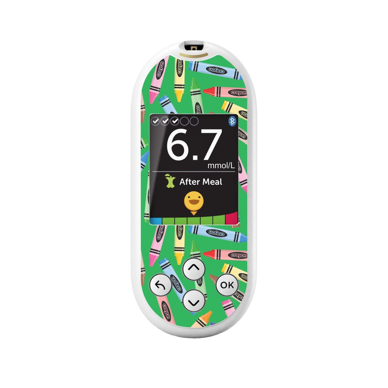 Peelz Crayons for OneTouch Verio Reflect Glucometer Peelz/Stickers