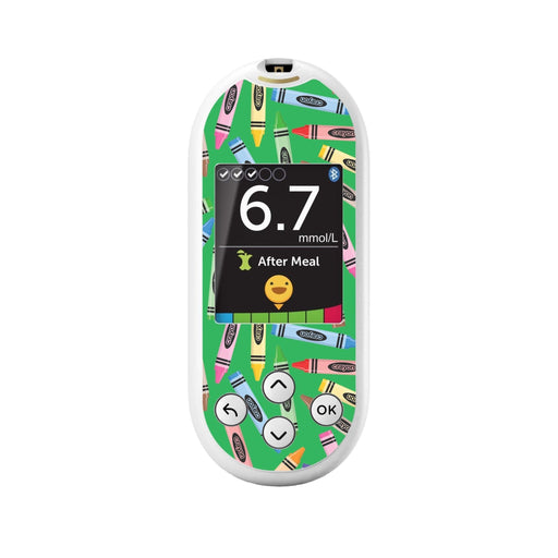 Peelz Crayons for OneTouch Verio Reflect Glucometer Peelz/Stickers