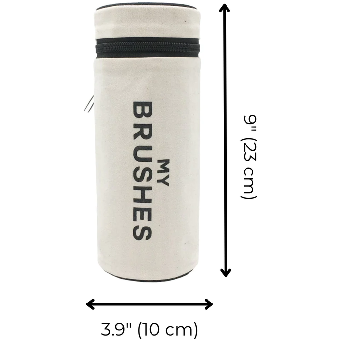 Bag-All - Brushes, Cylinder Case, Cream