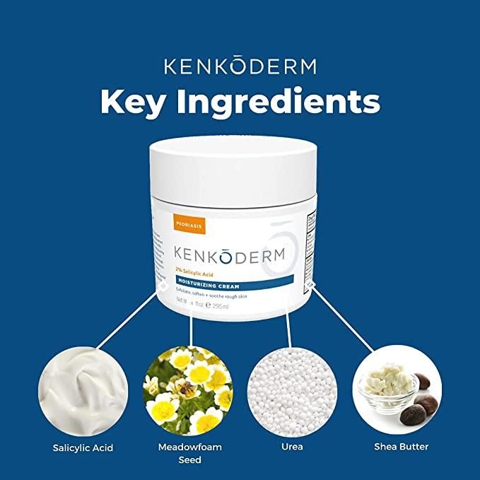 Kenkoderm Psoriasis Moisturizing Cream + Multivitamin Bundle