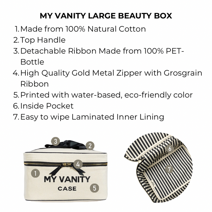 Bag-All - My Vanity Large Beauty Box, Cream