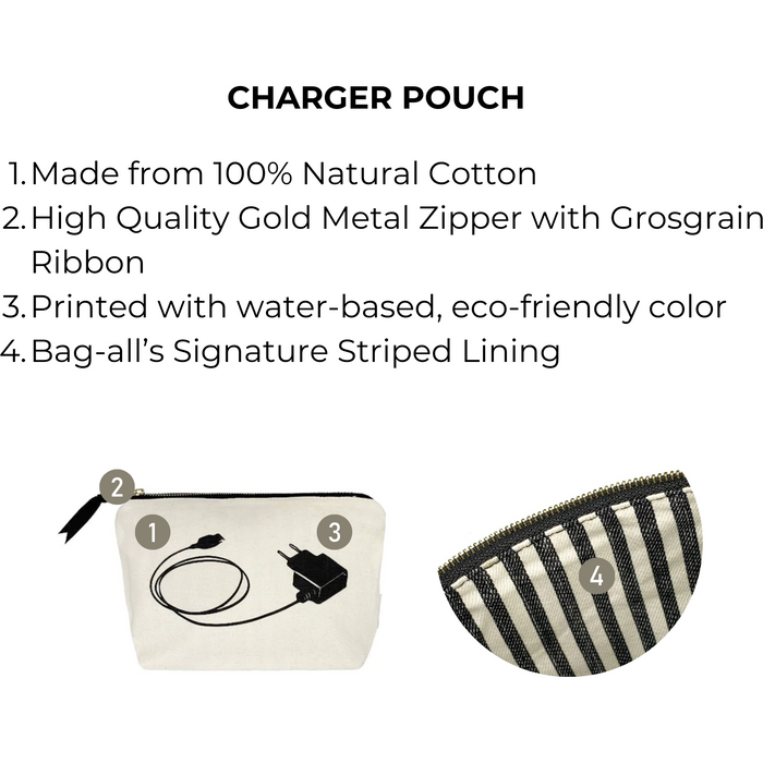 Bag-All - Charger Pouch, Cream