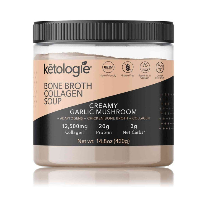 Creamy Garlic Mushroom (Bone Broth Collagen Soup) - 14.8oz