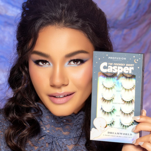 Profusion Cosmetics Casper The Friendly Ghost | DreamWorld 5 Pair Faux Mink Lash Set eye
