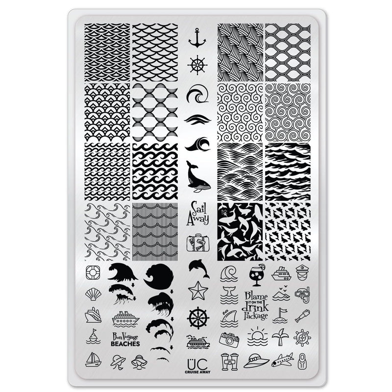 UberChic Beauty Cruise Away Stamping Plate
