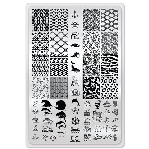UberChic Beauty Cruise Away Stamping Plate