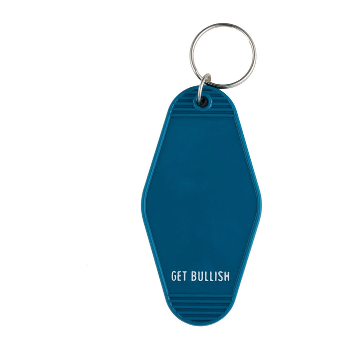 The Bullish Store - Crusty Old Gen X Lady Who Can'T Even Motel Keychain In Blue