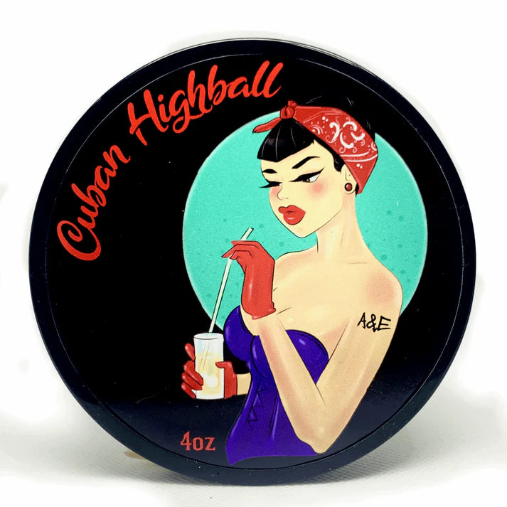 Ariana & Evans Ariana & Evans Cuban Highball K2e Base Shaving Soap 4 Oz Shaving Soap