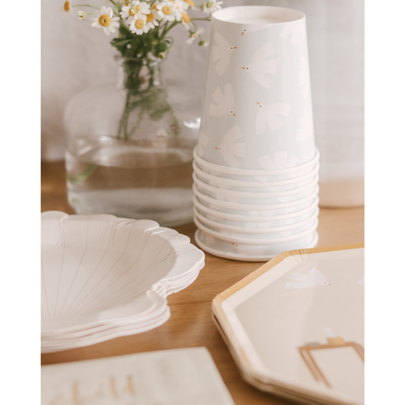 Be A Heart Holy Spirit Dove Paper Cups Disposable Tableware