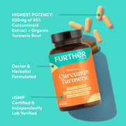 Further Food Premium Curcumin Turmeric Eastern Remedies