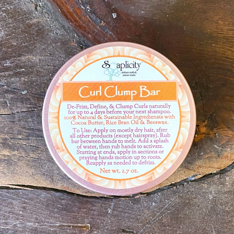 Soaplicity Curl Clump Bar - Defrizz & Relock Curl Pattern on No-Poo Days Hair Products