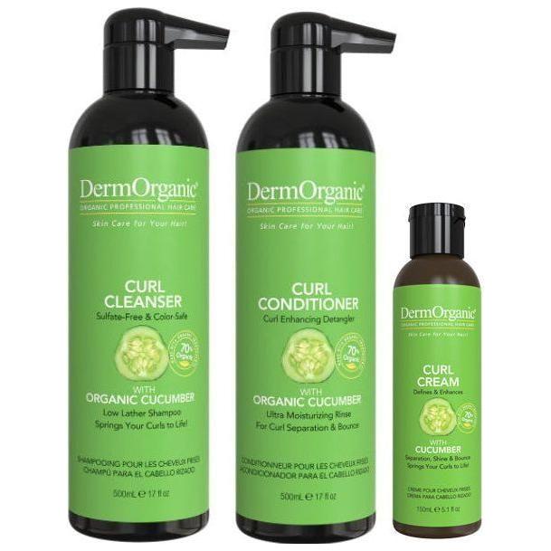 DermOrganic Official Shop Curl Care Trio - FREE Gift Included
