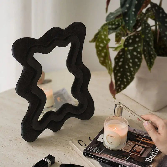 Curvy Velvet Mirror