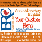 By Robin Creations New Lower Price! Zero Waste (Refillable!) Bamboo Aromatherapy Inhaler (16+ blends available) Massage & Relaxation