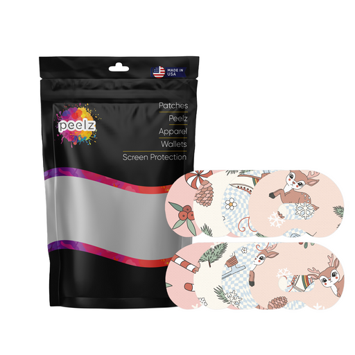 Peelz Cute Christmas Variety Medtronic Guardian Connect Patch Tape - Pump Peelz Patch Medical Tape
