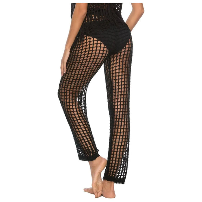 Cutout High Waist Swim Pants