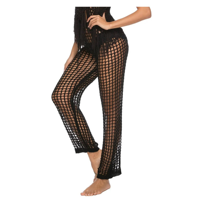 Cutout High Waist Swim Pants